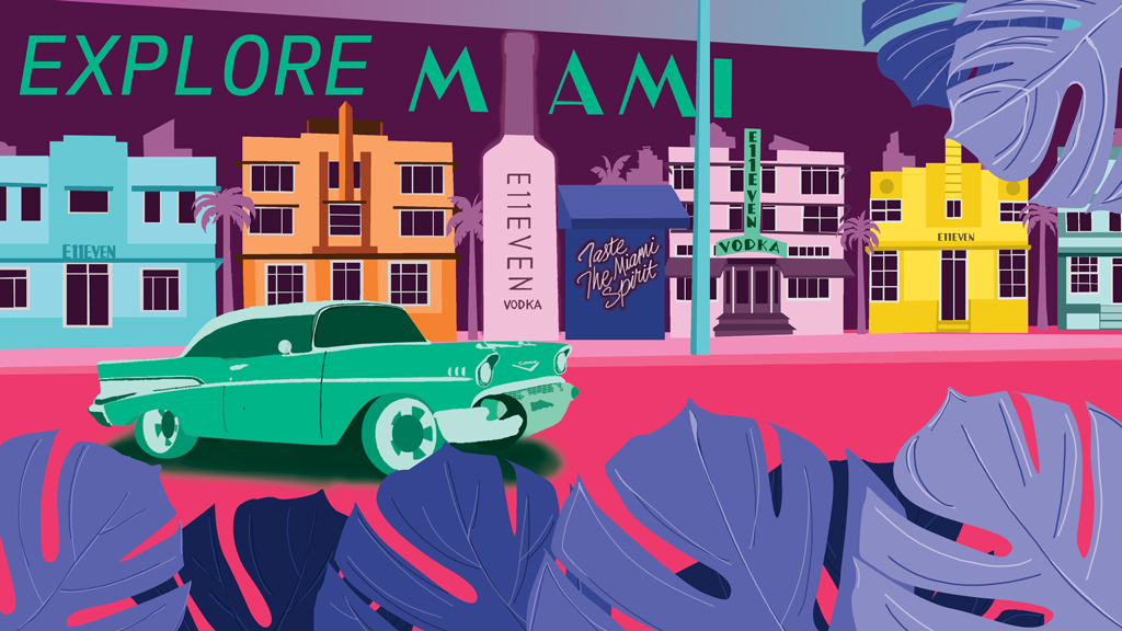 Miami E11even Graphic Landscape